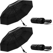 Repel Windproof Travel Umbrella, Auto Open Close Folding Umbrella Wind Tested to 100MPH