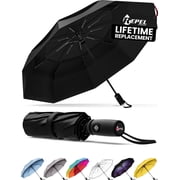 Repel Travel Umbrella Compact Rain & UV Protection, Windproof up to 85 MPH