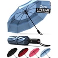 thumbnail image 1 of Repel Windproof Travel Umbrella, Auto Open Close Folding Umbrella Wind Tested to 100MPH, 1 of 9