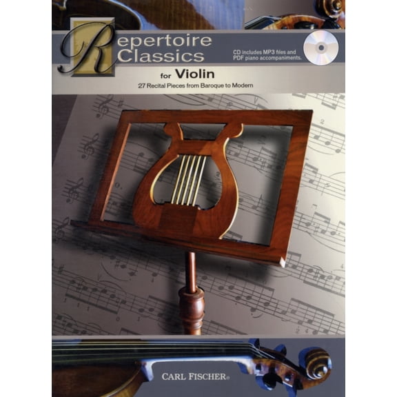 Repertoire Classics for Violin (27 Recital Pieces for Baroque to Modern) (Book & CD) (Sheet music)