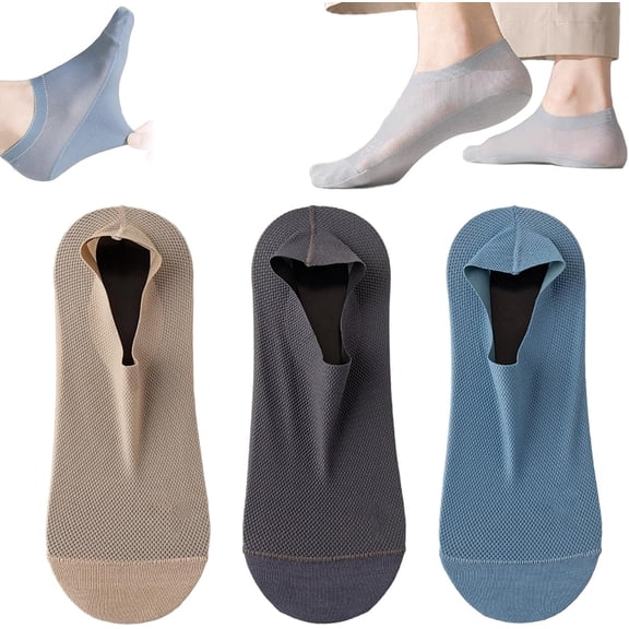 Repertoireof Ultra Thin Liner Non Slip No Show Socks,Zeanaturals Socks,Invisible Breathable Ice Silk Low Cut Sock Women Men