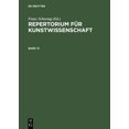 thumbnail image 1 of Repertorium FÃ¼r Kunstwissenschaft. Band 13, (Hardcover), 1 of 1