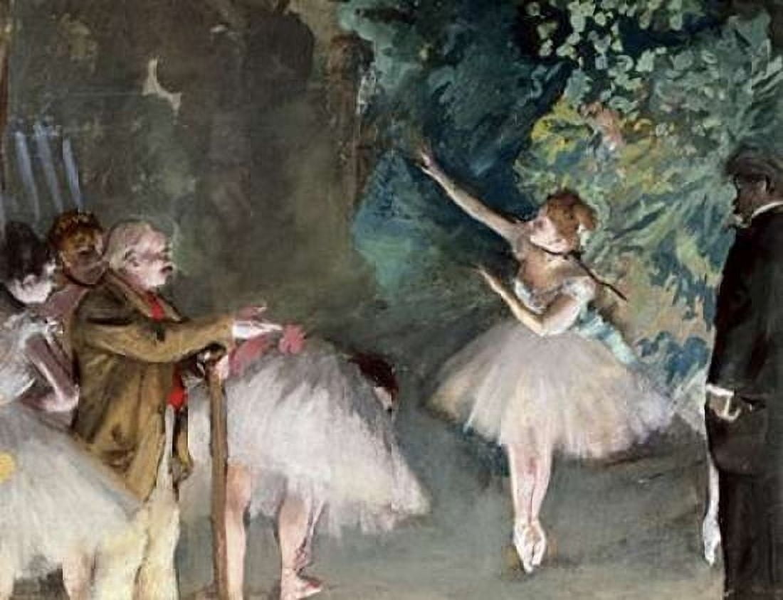 Repetition de Ballet Canvas Art - Edgar Degas (18 x 24)