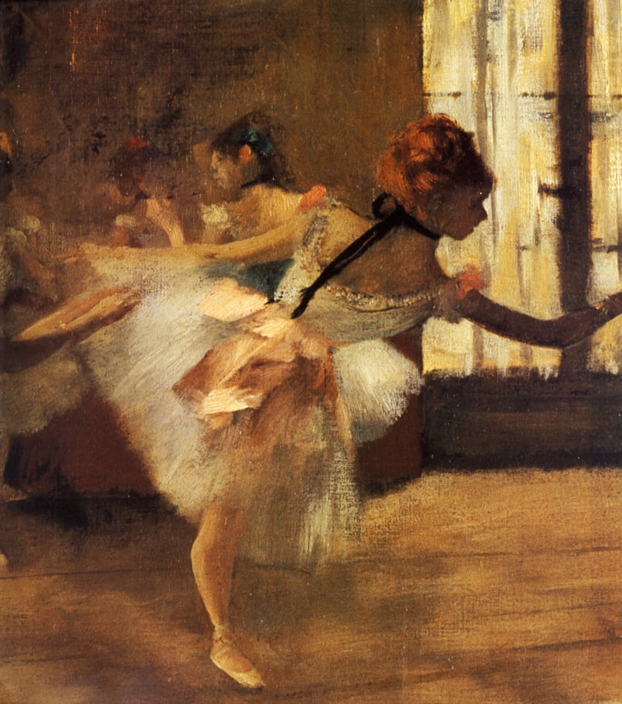 Repetition of the Dance 1877 Canvas Art - Edgar Degas (18 x 24)