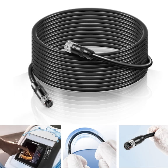 Replace 720073-3 AS EC 20E 8 pin Ethernet Cable for Humminbird, APEX,SOLIX,Onix