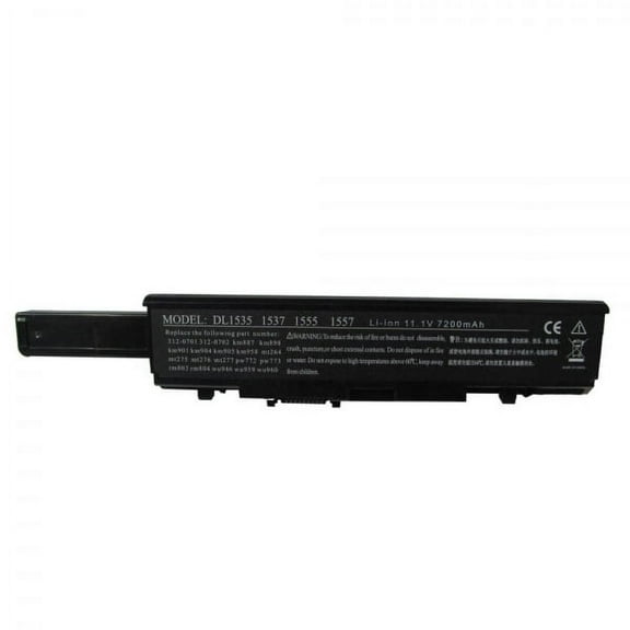 Replace 9-Cell Battery for Dell Studio 1535 1536 1555 1557 1558 KM958 KM965 MT264 WU946