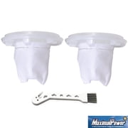 Replace 90558113-01 VF110 Filter for Black & Decker CHV1410L Hand Vacuum Cordless 2 Pack + Brush