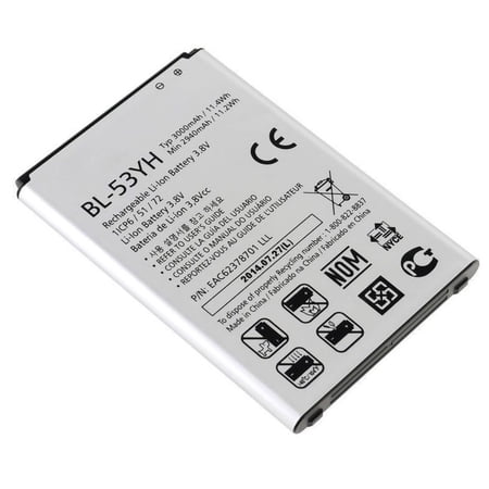 Replace For LG BL-53YH Mobile Phone Battery 3000mAh 3.8V Li-Ion