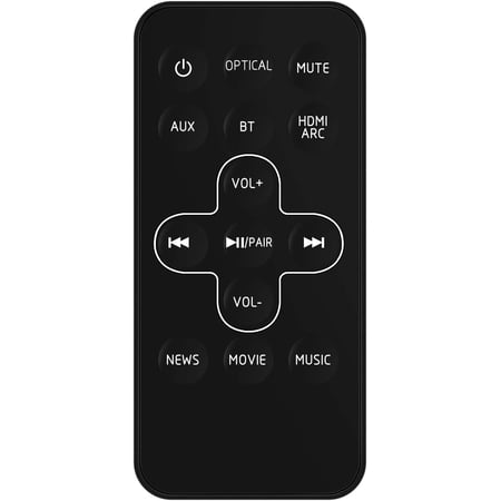 Replace Infrared Remote Control Fit for TCL Alto 5 TS5000 2.0 Channel Home Theater Sound BAR