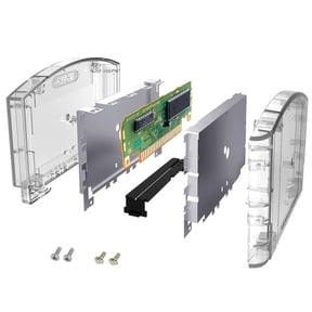 Replace N64 Cartridge Cart Shell Housing Compatible with Nintendo N64 Replacement Case Part Accessories DIY Fix N64,Clear