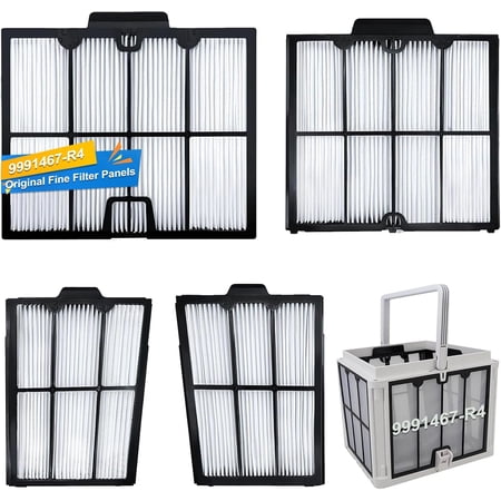 Replace Part#9991467-R4 Ultra-Fine Filter Panels Compatible with Dolphin Robotic Pool Cleaners,Pleated Cartridge Replacement for S200,Proteus DX4,Active 20,Active 30,S300i,M600