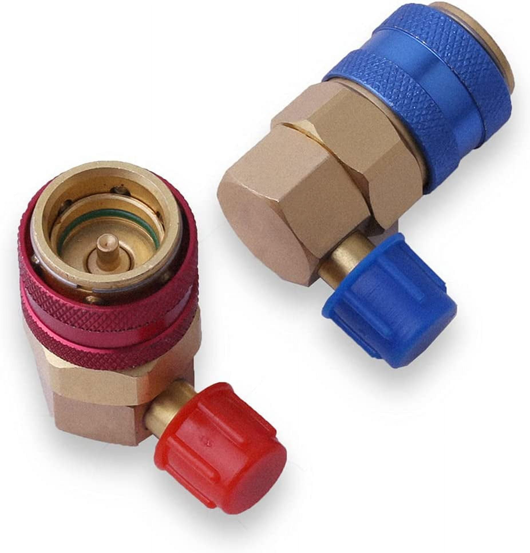 Replace R134A Adapter, (2pcs) Air Conditioning Manifold Freon, Quick