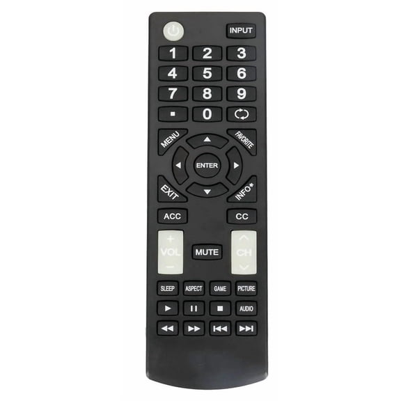 Replace Remote Control fit for Insignia LED LCD TV NS-19D220MX16, NS-19D220NA16
