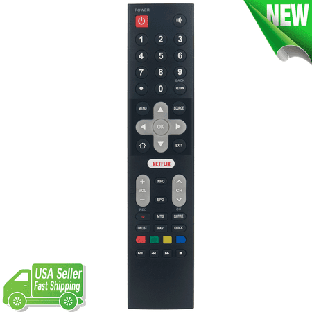 Replace Remote Control for RCA TV RNSMU7036-B RNSMU5536 RNSMU4336 RNSMU5836