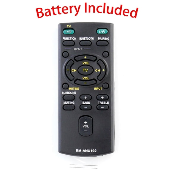 Replace Remote Fit Sony HT-CT60BT SA-CT60BT SS-WCT60 HTCT60BT SACT60BT SSWCT60