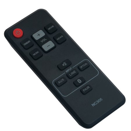 Replace Remote NC305 NC305UH for Sanyo Soundbar Player