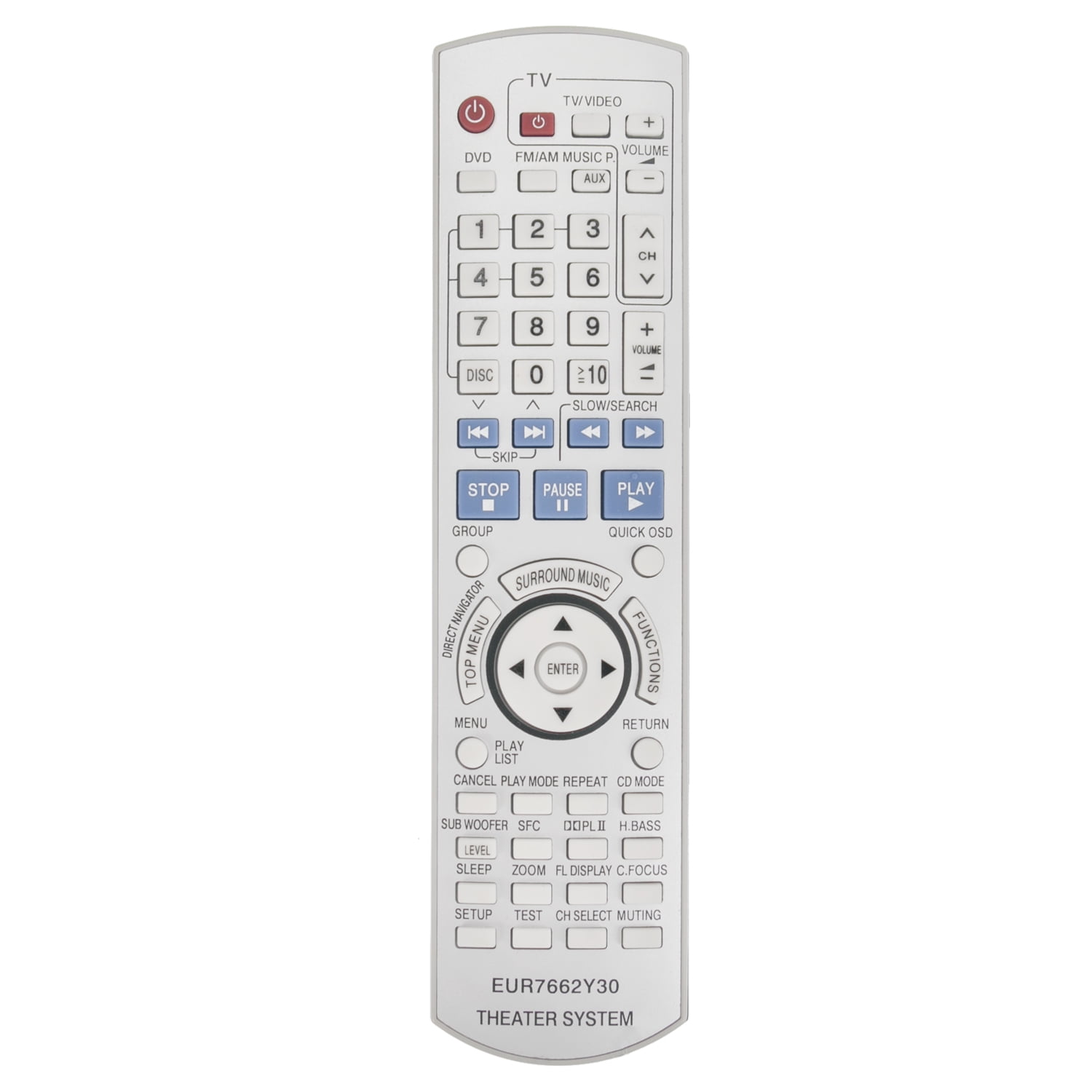 Replace Remote fit for Panasonic DVD Home Theater System SCHT740 SC