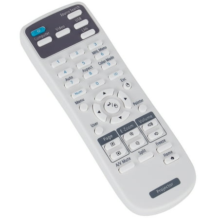 Replace Remote for Epson Projector Powerlite 1266 1286 2142w 2042 2247u 107 S39