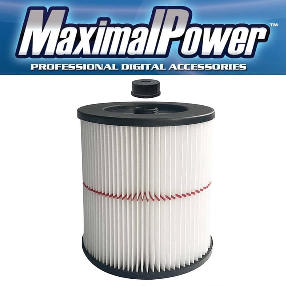 Replace for Craftsman 9-17816 Filter With Cap Fits All Craftsman Vacuums 5 Gallons & Above (1 Pack)