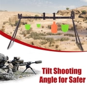 Replaceable AR500 Steel Targets 3/8 Inch Thick, Durable Stand Kit for Precision Training, Outdoor Range, Youth Safety Courses