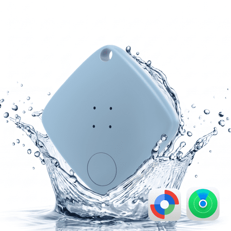 OTIC iOS and Android Air Tracker Tags 1 Pack, Rechargeable Android Tracker Tags Bluetooth Key Finder Compatible with iOS and Android for Keys, Luggage and More