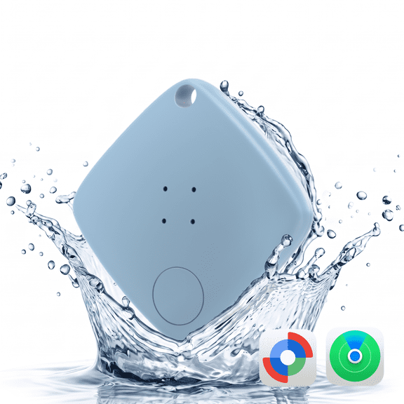OTIC iOS and Android Air Tracker Tags 1 Pack, Rechargeable Android Tracker Tags Bluetooth Key Finder Compatible with iOS and Android for Keys, Luggage and More
