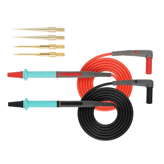 Replaceable Needle Tip Multimeter Test Leads Probes For Laboratory And Home Use