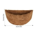 thumbnail image 1 of Replaceable Thick Coconut Liners Strong Water Absorption Coconut Fiber Liner for Hanging Planter Basket Garden Planting Supplies, 1 of 9