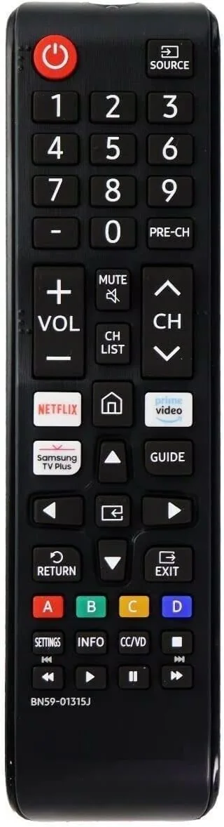 Replaced BN59-01315J Remote Control fit for Samsung LED LCD 4K UHD Smart TV UN43TU7000F UN43TU7000FXZA UN50TU7000F UN50TU7000FXZA UN50TU7000FXZC UN50TU700DFXZA UN55TU7000F UN55TU7000FXZA