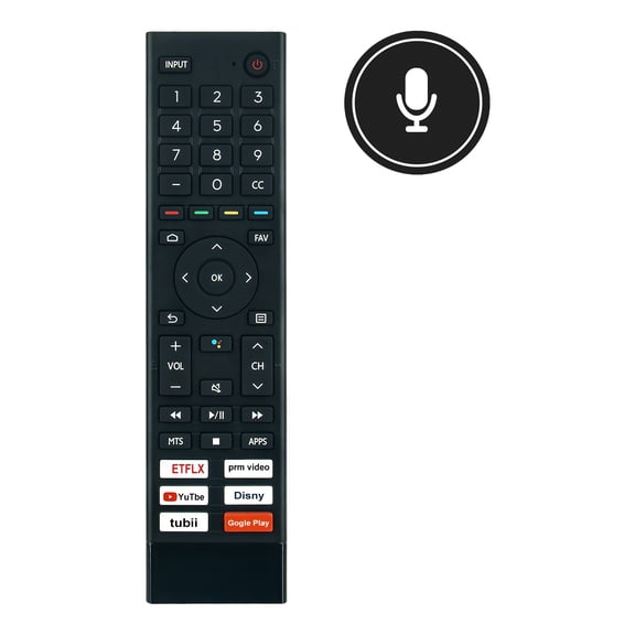 New Replaced ERF3F80H Voice Remote Control for Hisense TV  50U6G 55U6G 65U6G 75U6G 50A66FUA 55A66FUA 65A66FUA 75A66FUA 43A53FUA