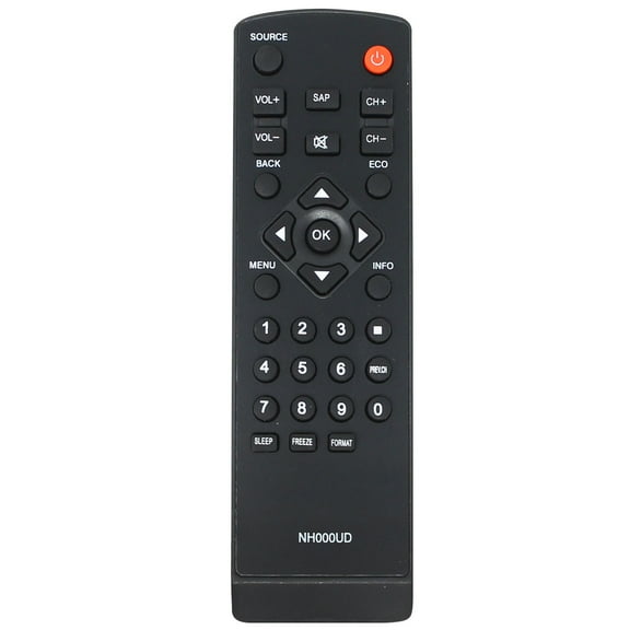 Replaced Emerson Sylvania Remote for LC320EM2 LC320EM1F LC320EM2F LC320SL1 LC320SLX LC320EMX LC320EMXF LC195EMX LC320EM1 LC195SLX Compatible with NH000UD Emerson & Sylvania TV Remote Control