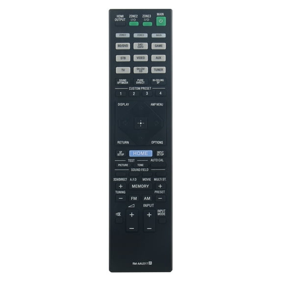 Replaced RM-AAU217 Remote Control for Sony AV system STR-ZA2100ES STR-ZA5000ES STR-ZA3100ES