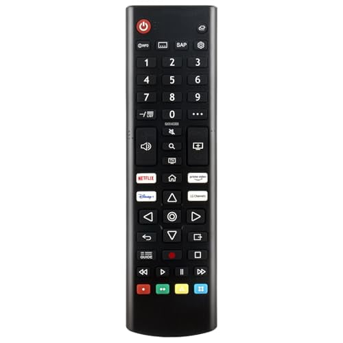 Replaced Remote Control Compatible with LG Smart TV 55NANO90P 55UP7000PUA 55UP7670PUC 55UP8000PUR 60UP7670PUB 60UP8000PUR 43NANO75UPA 43UP7560AUD 43UP8000PUA 50NANO75UPA AKB76037603 AKB76040302