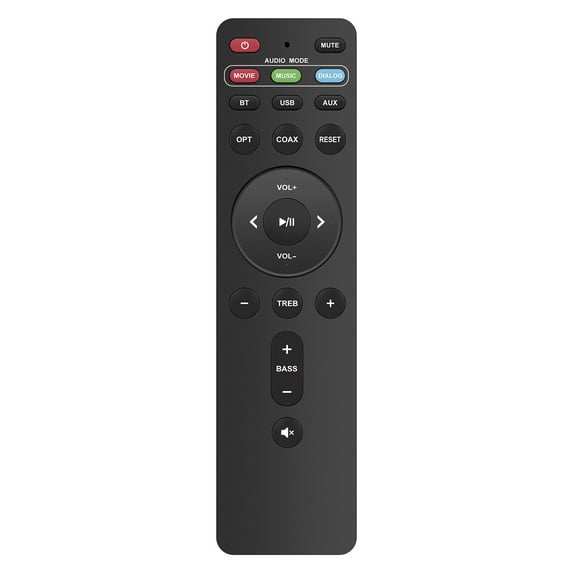 Replaced Remote Control For Norcent BYL Bestisan MEGACRA Soundbar Speaker Home Theater System