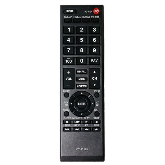 Replaced Remote Fit for Toshiba TV 40L5200 40L5200U 40L5200U1 40SL412 40SL412U 40SL412UM 42SL700A 46G310U 46L5200 CT-90325