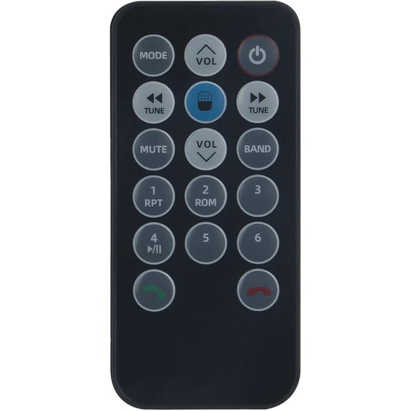Replaced Remote fit for Dual Digital Multimedia Receiver XDCP97BT,ACPM6628BT