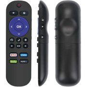 Replaced Sanyo Roku Remote Control with Netflix Vudu hulu Pluto Channels Keys Compatible with All Sanyo Roku TVs