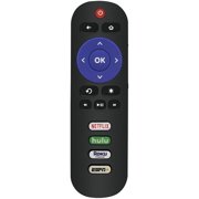 Replaced TCL Roku TV Remote Control with Netflix hulu Roku Channel ESPN APP Keys Compatible with TCL Roku TVs
