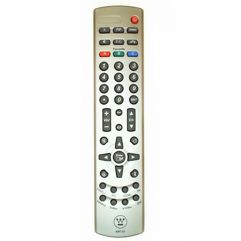 Replaced Westinghouse RMT-05 TV Remote Control Compatible with