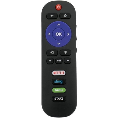 Replaced Westinghouse Roku TV Remote Control with Netflix Sling Hulu STARZ APP Keys Compatible with Westinghouse Roku TVs