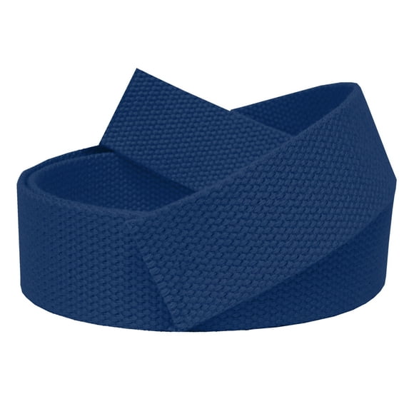 Replacement 1.5" Wide Military Canvas Web Belt with Silver Tip Small Navy