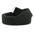 thumbnail image 1 of Replacement 1.5" Wide Military Canvas Web Belt with Silver Tip   XX-Large Black, 1 of 3