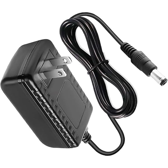 Replacement 12V AC DC Power Cord Charger for X Rocker Pro Series H3 51259 Video Gaming Chair 51231 51396, X Pedestal 51274 51277 51056, Ace Bayou V Rocker Audio Gaming Chair Adapter Supply Cable Cord
