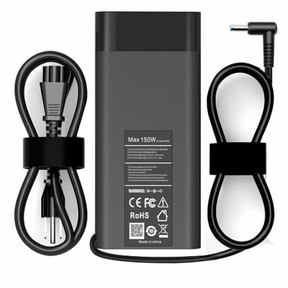 Replacement 150W HP Laptop Charger for HP ZBook 15 16 17 15u 15v G3 G4 G5 G6 G7 G8 G9 ZBook Studio G3 G4 G5 G6 G7 G8 OMEN by 15 17 Pavilion Gaming 15 17 AC Adapter Charger