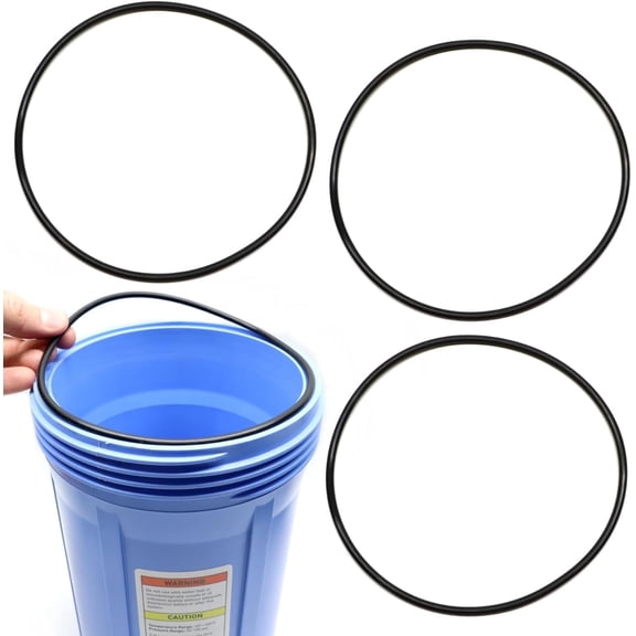 Replacement 151122 O-Ring (3 Pack) Made Specifically for Pentair Pentek Big Blue Water Filter Housings OEM Size ORing NSF 61 Buna-N Rubber