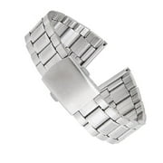 18-22mm Stainless Steel Replacement Watch Band with Straight End, Metal Bracelet Strap and Secure Deployment Clasp