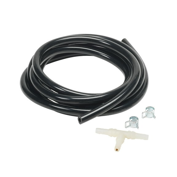 GlowShift | Replacement 18' Black Nylon Boost Vacuum Gauge Hose Kit for Cars and Trucks