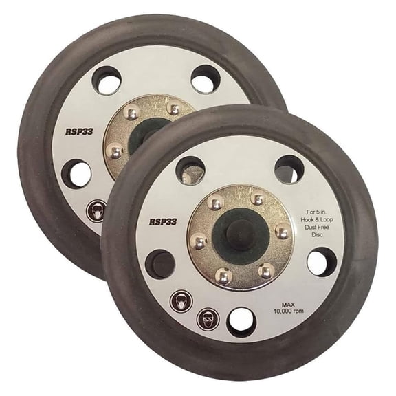 Replacement 2-Pack 15000 5 Inch Hook & Loop Sander Pad with 5 Holes for Cable 7344 7335 97355 for Superior Pads for Abrasives RSP33