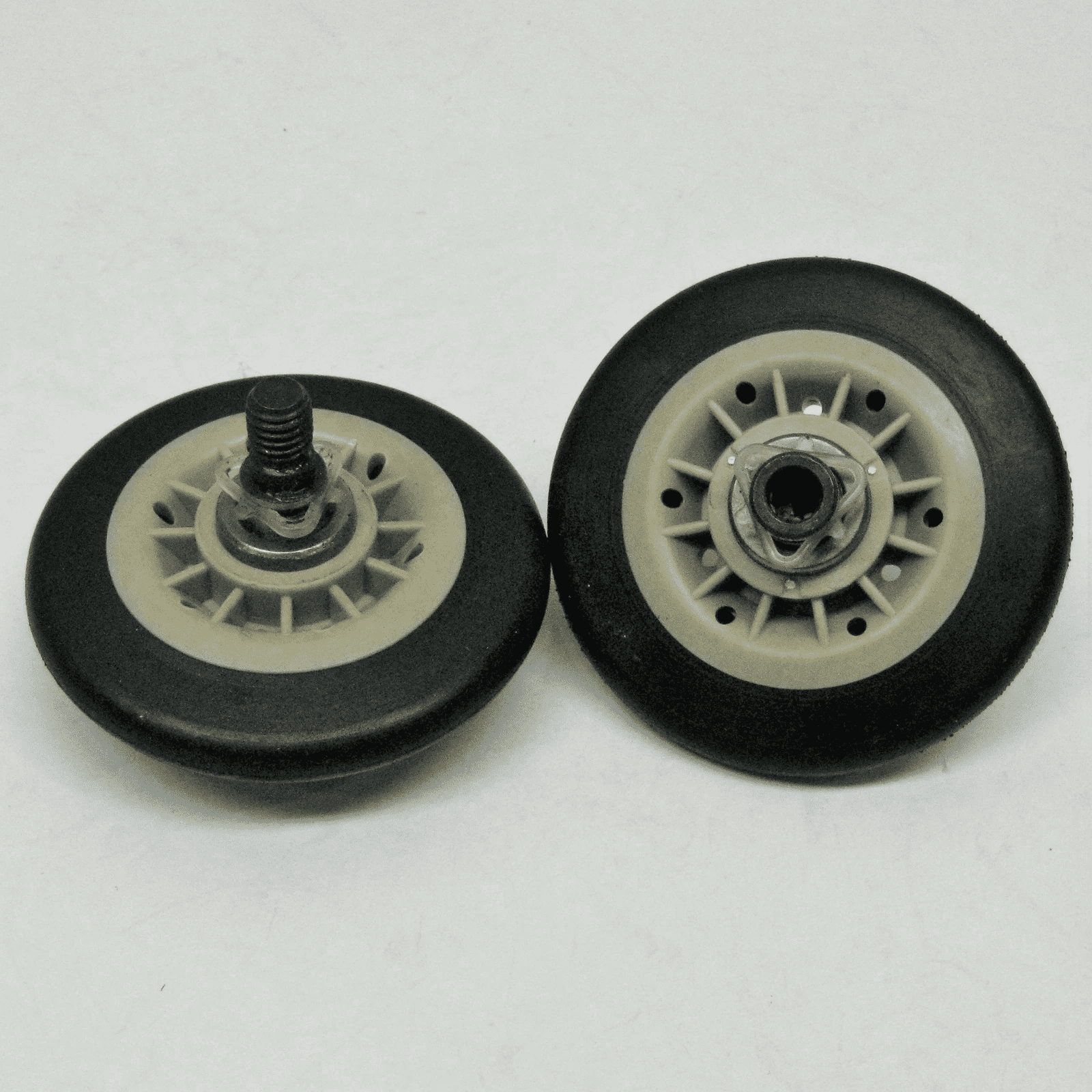 Replacement 2-Pack Dryer Drum Roller Wheels for Electrolux Frigidaire 134715900