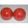 thumbnail image 1 of Replacement 2 Pack - EPCO Bocce Balls with Criss Cross and Close Curvey Stripes - Rustic Orange 110mm, 1 of 1